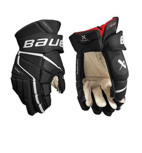 Bauer Vapor 3x Pro Senior Glove Black White 14"