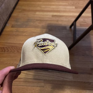 White Used 7 1/2 New Era Hat
