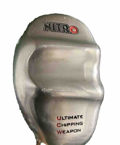 Nitro Ultimate Chipping Weapon Grooveless Chipper Steel Shaft 35" Nice Grip RH