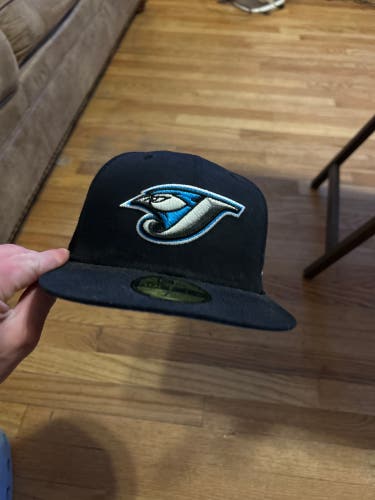 Blue Used 7 1/2 New Era Fitted Hat