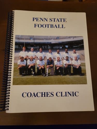 Penn State Nittany Lions Football 2003 Coaches Clinic Book