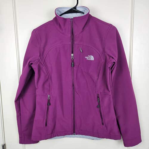The North Face Womens Apex Soft Shell Full Zip Jacket Size: S Purple