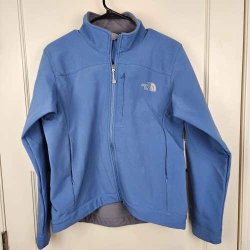 The North Face Womens Apex Soft Shell Full Zip Jacket Size: M Blue