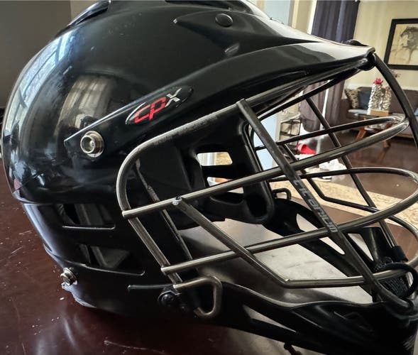 Black Cascade CPX Lacrosse Helmet