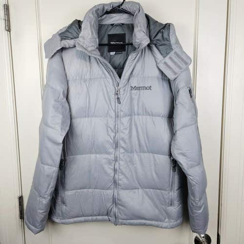Marmot 700 Down Fill Puffer Jacket Coat Women's Size: L Gray