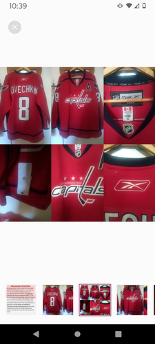 Great 8 Red Used Size 52 Men's CCM Jersey