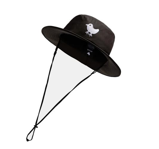 NEW Bad Birdie Sun Bucket Black Small/Medium Golf Hat/Cap