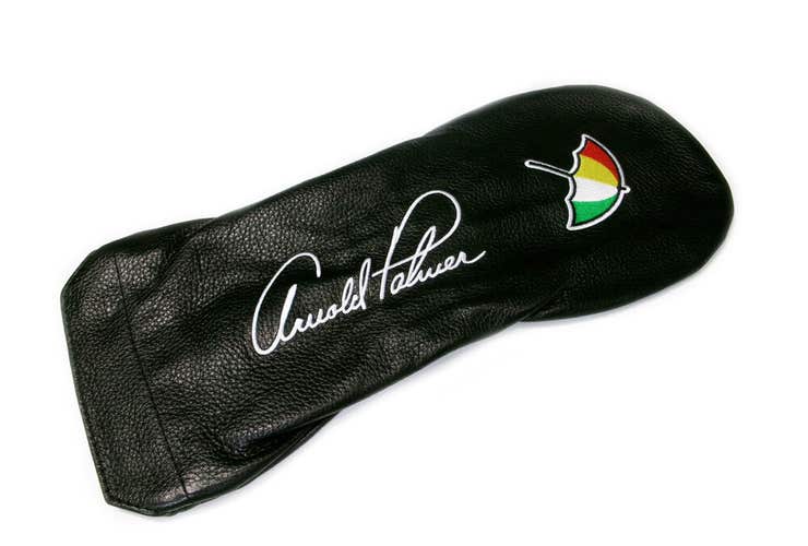 NEW PRG Arnold Palmer Genuine Leather Black Driver Golf Headcover