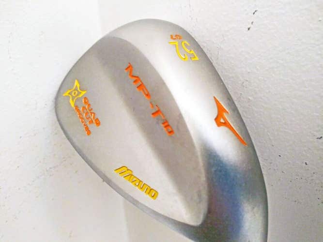 Mizuno MP T-10 Gap Wedge 52* 07* (CUSTOM SATIN, Orange/Yellow) Golf Club