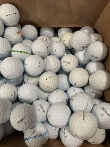 72 Titleist LEFT DASH Pro V1X Golf Balls Shag To Good Value quality