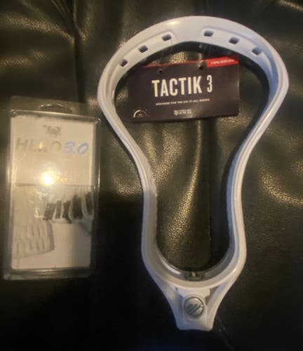 New! Maverik Tactik 3.0 Lacrosse Head w Hero 3.0 Mesh kit valued at $40.00!!