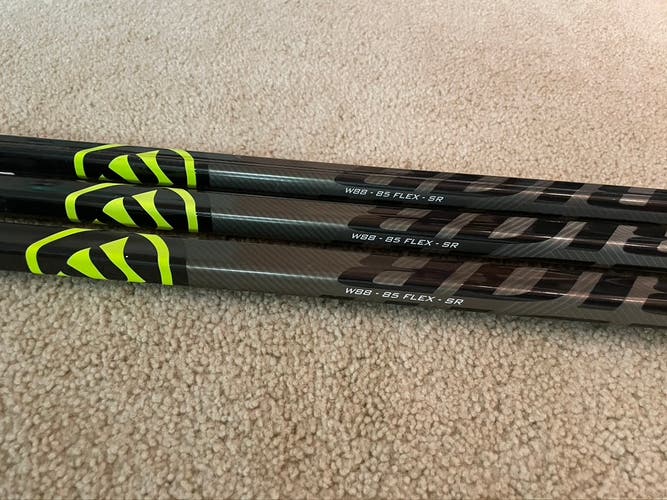 3 New Senior Warrior Alpha LX Pro Left Hand Hockey Stick W88 Pro Stock