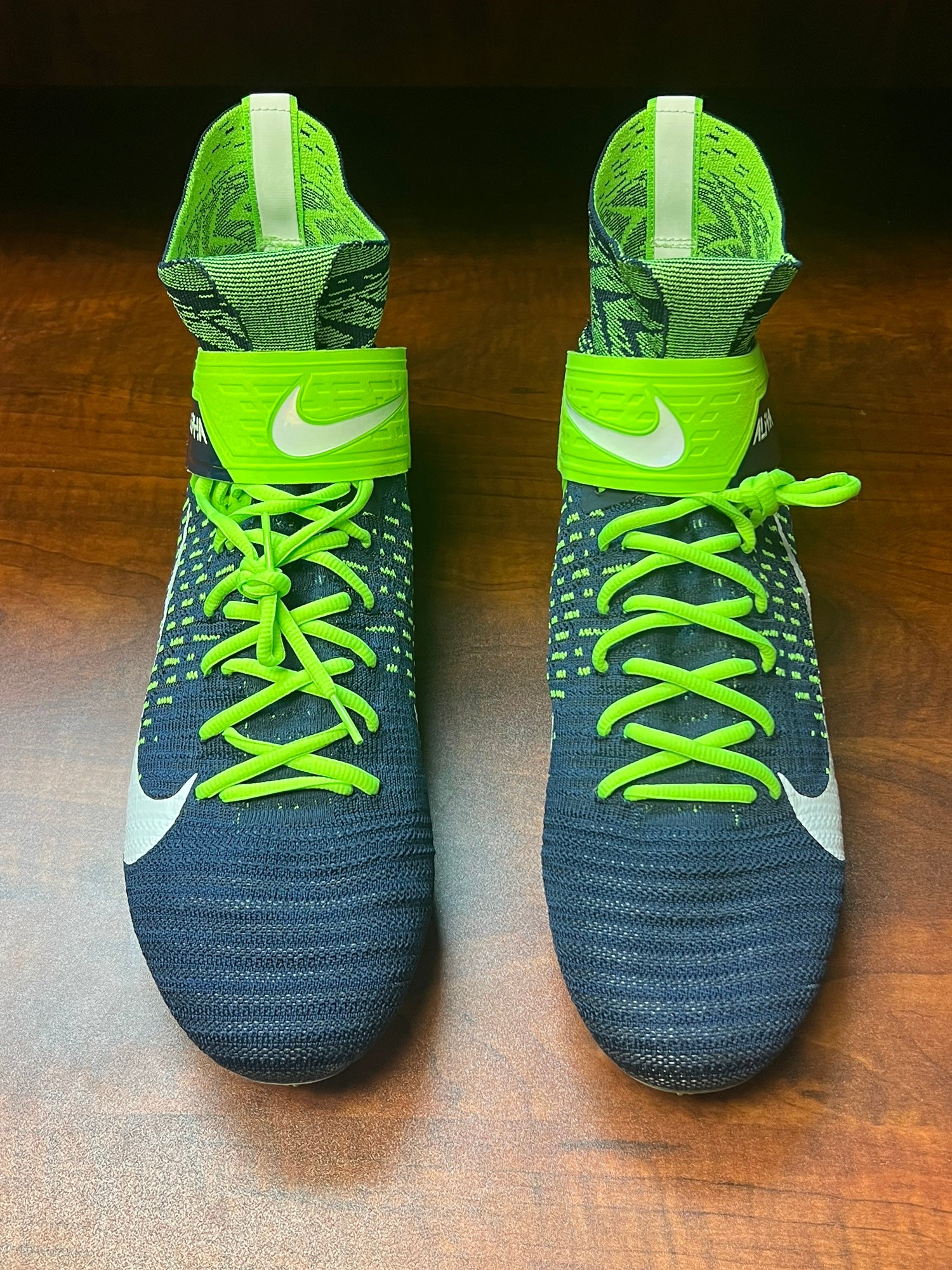 Nike Alpha Menace Elite 2 Flyknit Football Cleats Seattle 