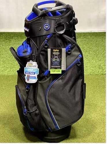 Bag Boy Chiller Cart Golf Bag  Black/Royal 14-Way Full Length Dividers #84852