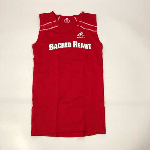 Sacred Heart Pioneers Mens Shirt Medium Red Compression Tank Adidas NCAA Track