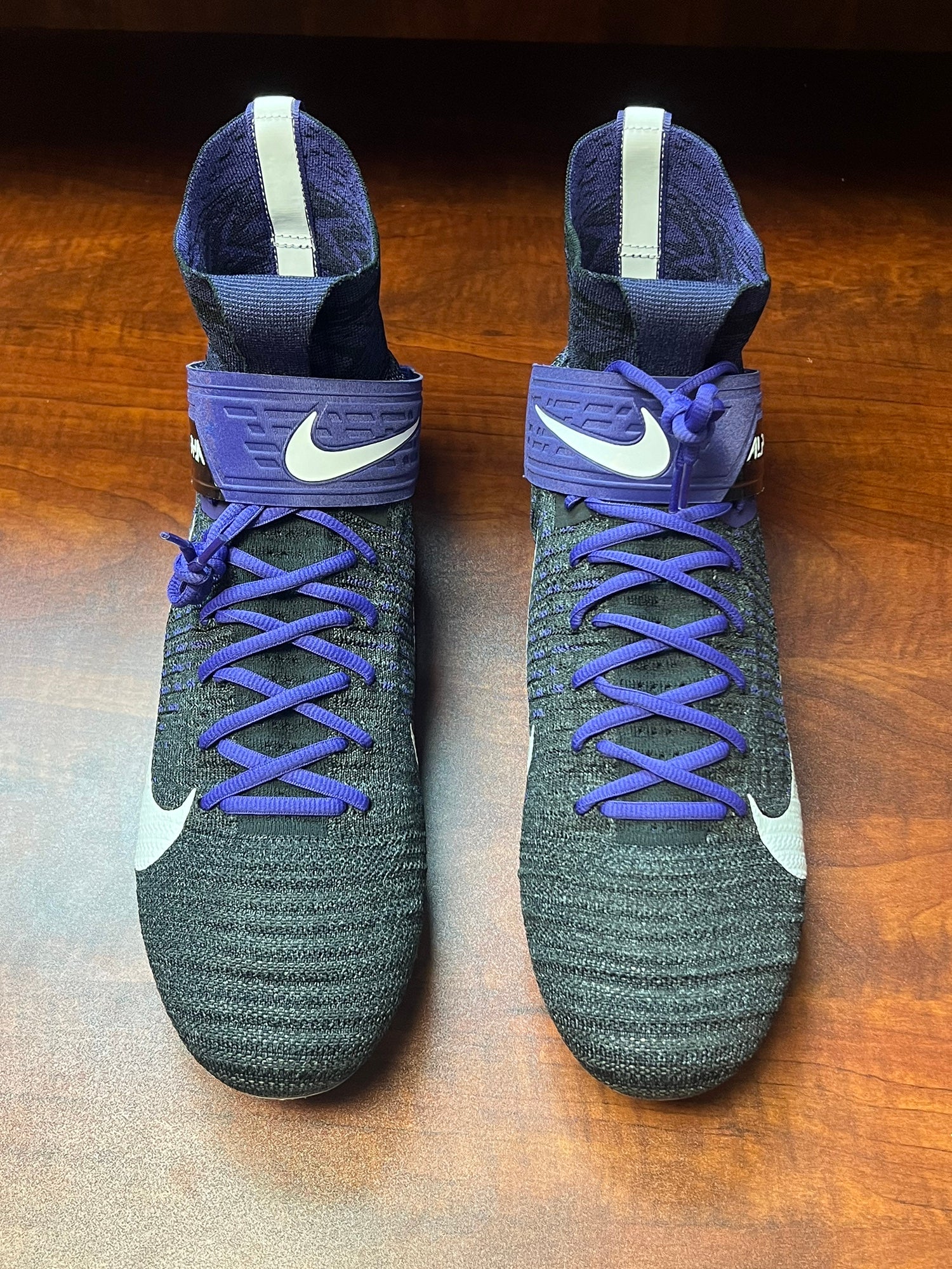 Nike Alpha Menace Elite 2 Flyknit Football Cleats Baltimore  display picture 2
