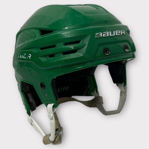 Pro Stock Used Bauer Large Re-Akt 85 Kelly Green Helmet