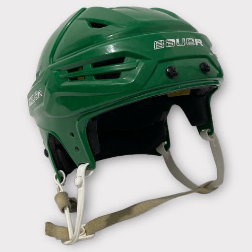 Pro Stock Used Bauer Medium Re-Akt 95 Kelly Green Helmet