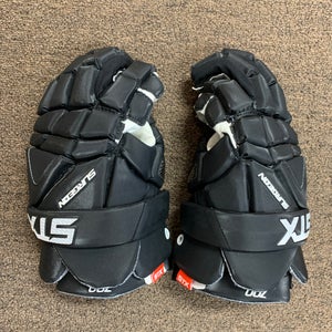 Used STX Surgeon 700 XL Black Lacrosse Gloves