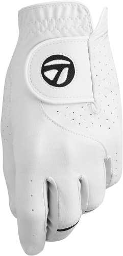 TaylorMade Stratus Tech Glove White, Worn on Left Hand, X-Large (XL) New #84335