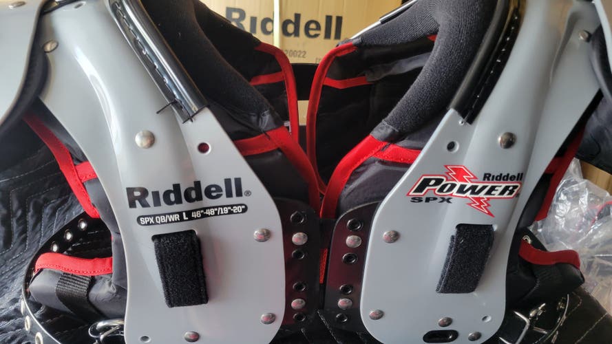 New Large Adult Riddell Power SPX Shoulder Pads