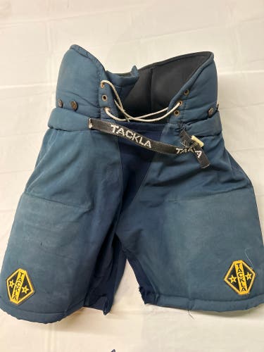 Used Tackla Pro2500 Sr. Medium Hockey Pants Blue