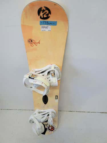 Used K2 Candi 138 Combo 138 Cm Women's Snowboard Combo
