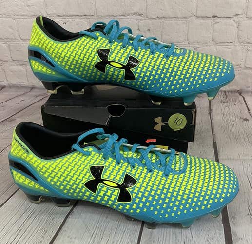 Under Armour Corespeed Force FG Soccer Cleats Color Bright Yellow Black US 10
