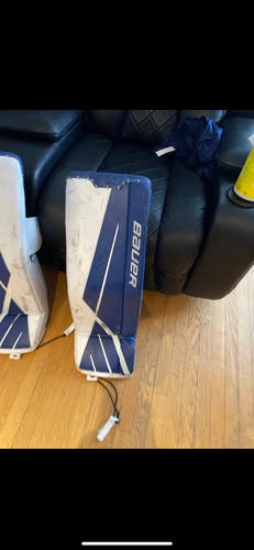 Used  Bauer Supreme 3S Goalie Leg Pads