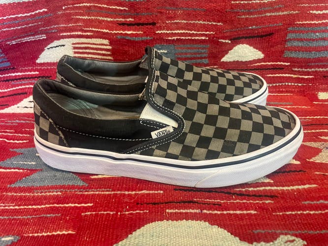 Vans Classic Skateboard Shoes Slip On Checkered