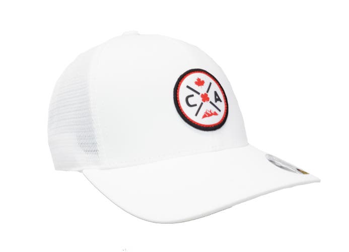 NEW Black Clover Live Lucky Canada Vibe White Snapback Golf Hat/Cap