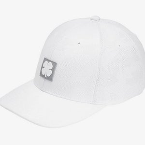 NEW Black Clover Live Lucky Fresh Luck 6 White Fitted S/M Golf Hat/Cap