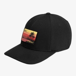 NEW Black Clover Live Lucky California Resident Black S/M Fitted Golf Hat/Cap