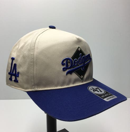 Los Angeles Dodgers '47 MLB Natural Base Knock Hitch Adjustable Snapback Hat