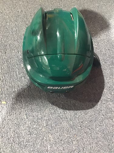 Used Minnesota Wild Pro Stock Bauer 4500 Helmet