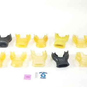 10x MouthPiece Lot Scuba Diving Snorkel 2nd Stage Regulator USED Mouth Piece