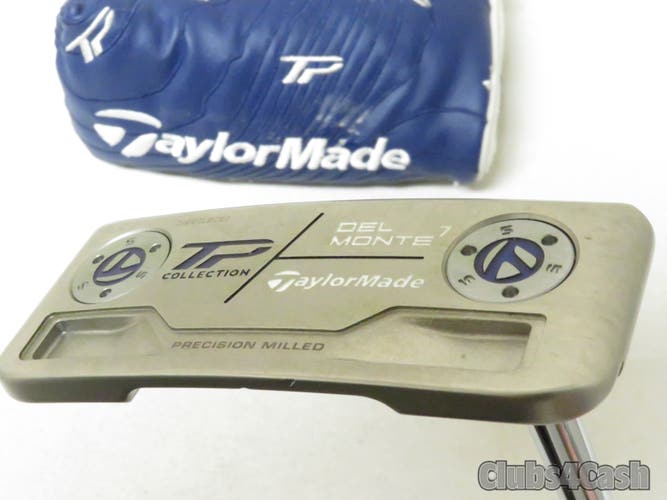 TaylorMade TP HYDROBLAST Del Monte 7 Putter 35" +Cover .. NICE