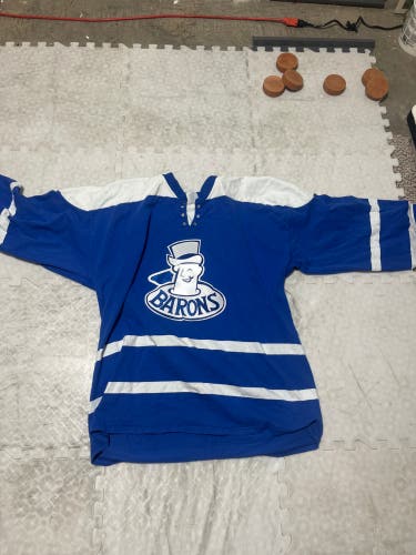 Blue Cleveland Barons Jersey