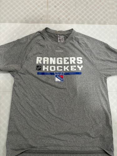 Used Reebok _ Mens XL NY Rangers Pro Stock  _ Under Shirt