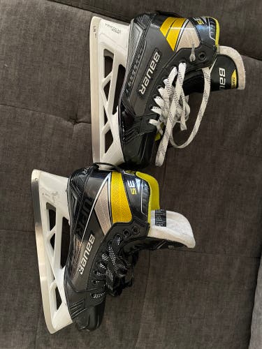 Used Senior Bauer Regular Width  Size 6.5 Hockey Goalie Skates