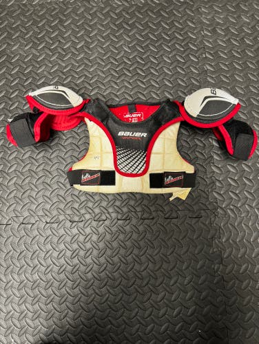 Used Small Bauer Vapor Lil Rookie Shoulder Pads