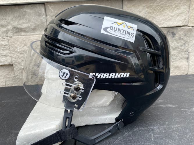 Warrior Alpha One Pro Hockey Helmet Pro Stock Large Black Warrior Visor 3634