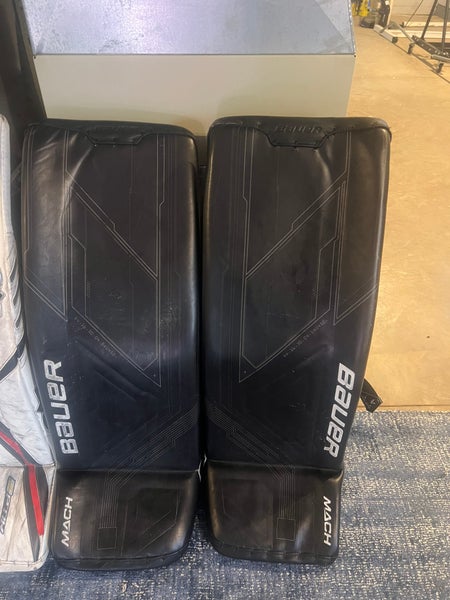 Gently Used Bauer MACH Goalie Leg Pads
