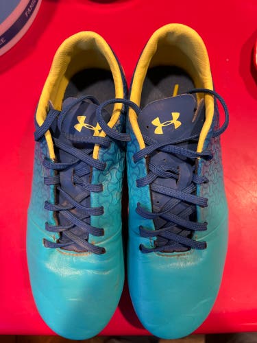 Youth Size 4 under armor soccer cleats