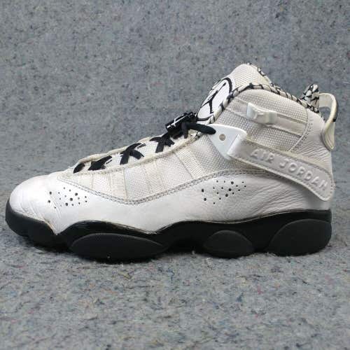 Air Jordan 6 Rings Motorsport Boys 6Y Shoes Basketball Sneakers White DJ6163-107