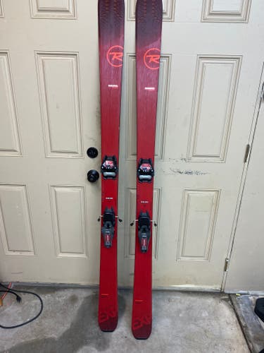 Used 2021 Men's Rossignol 187 cm All Mountain Experience Skis With Bindings Max Din 13