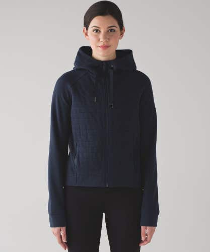 LULULEMON Fleece Be True Women's Size: 4 Inkwell Crew Pullover Sweatshirt