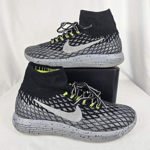 Nike Womens LunarEpic FK Shield 849665-001 Gray Running Shoes Sneakers Size 8
