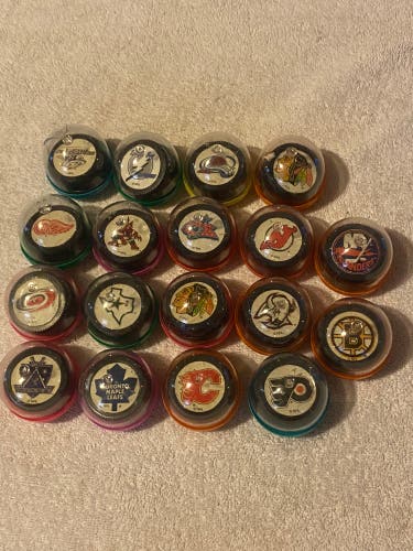 NHL Hockey 18 Miniature Yo-Yo Collectible Set
