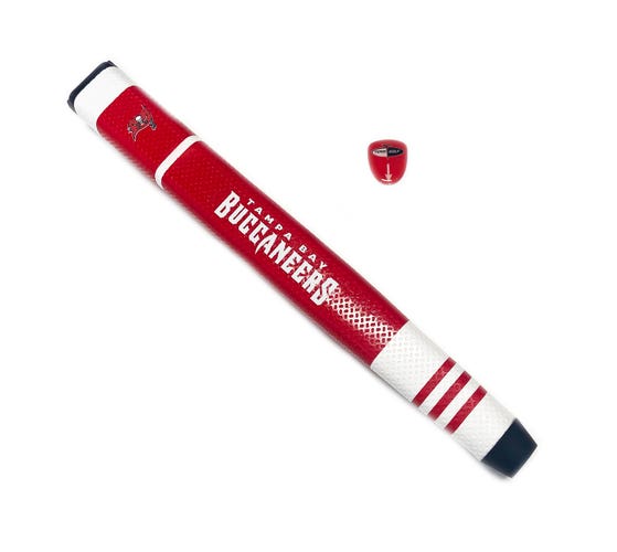 NEW Team Golf Tampa Bay Buccaneers Red/White Jumbo Putter Grip w/Ball Marker